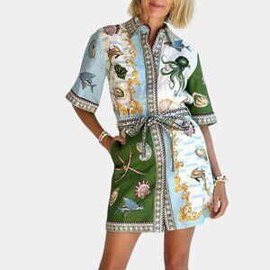 Alemais bath house mini dress
